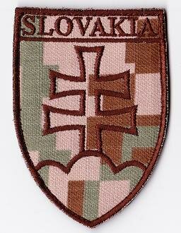 Nášivka SVK znak vz. 2007 púšť