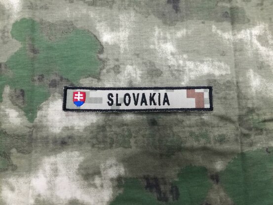 Nášivky oficiálna SVK vz. 2007 púšť (150x25mm)