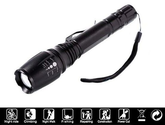 Baterka LED ZOOM T6G-2 nabíjateľná