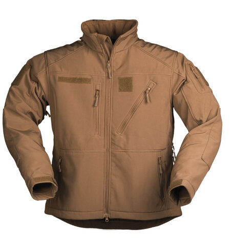 Bunda Mil-Tec SCU Softshell dark coyote