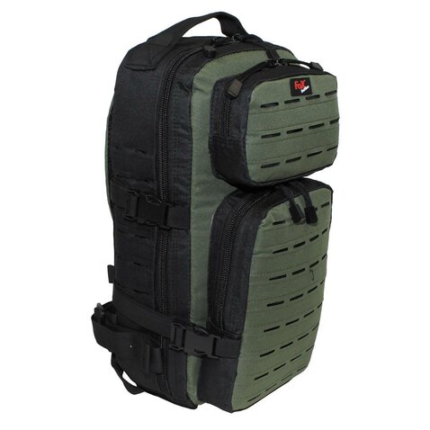 Ruksak Assault travel čierno-zelený