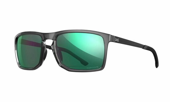 Sluneční brýle WileyX Axe Captivate Polarized Green Mirror/ Gloss Crystal Frame