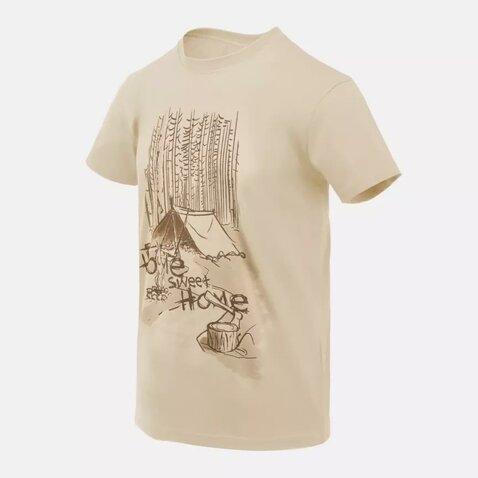 Tričko Helikon-Tex Home Sweet Home khaki