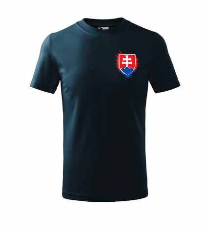 Dětské triko Slovenský Znak modré