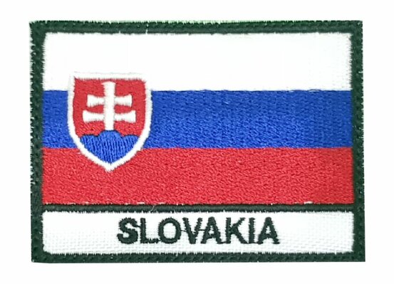 Nášivka vlajka Slovakia 70x50mm