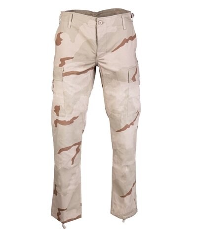 Kalhoty BDU Slim-Fit 100% bavlna 3-farby desert