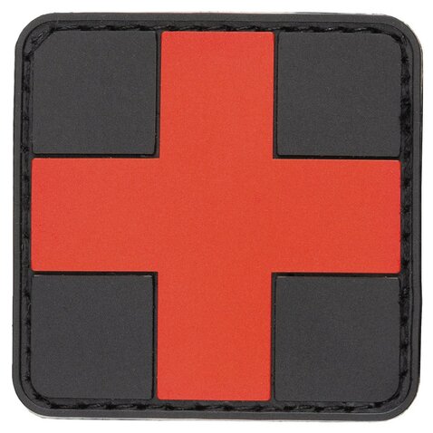 Patch Medic kříž první pomoc černý