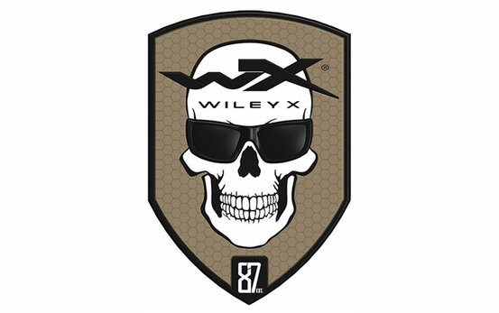 Patch WX Skull Glasses Tan
