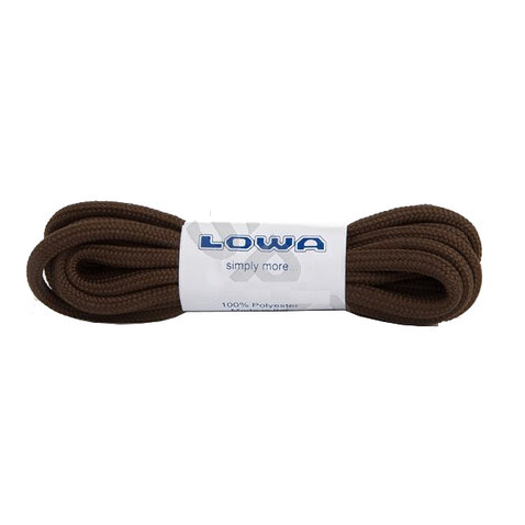 Tkaničky Lowa dark brown 180cm