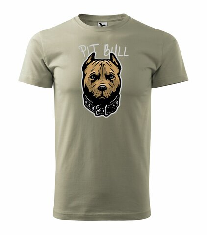 Triko Pit Bull khaki