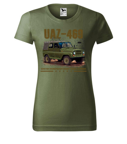 Tričko dámske UAZ-469 olive
