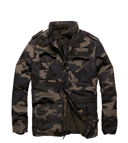 Bunda Vintage Industries Ground Parka dark camo