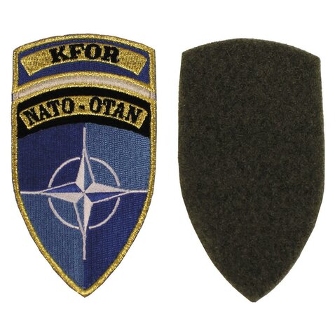 Nášivka originál NATO KFOR (Sily pre Kosovo)