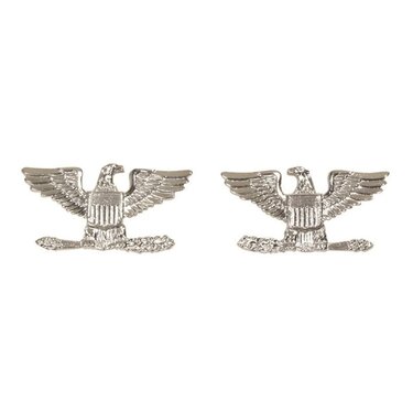 Insignia US army plukovník (pár dvoch insignií)