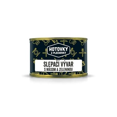 Kuřecí vývar s masem a zeleninou 400ml