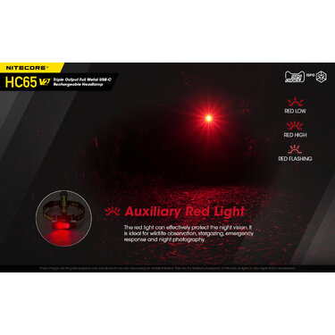 Čelovka Nitecore HC65 V2 nabíjateľná - 1750 lumeno