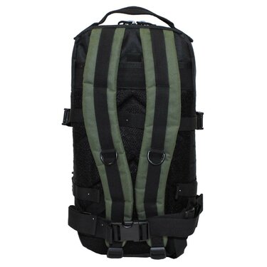 Ruksak Assault travel čierno-zelený