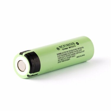 Lithiová baterie Panasonic 18650 3400 mAh (plochý + pól)