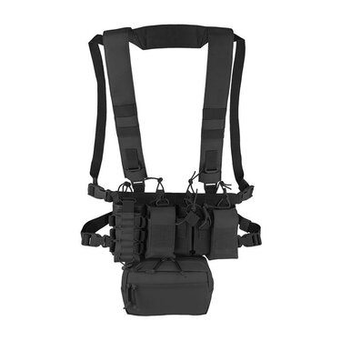 Taktická vesta Chest Rig Mission černá