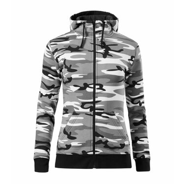 Mikina Camo Zipper dámska urban