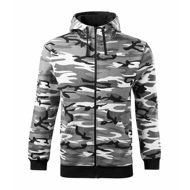 Mikina Camo Zipper urban