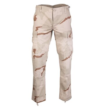 Kalhoty BDU Slim-Fit 100% bavlna 3-farby desert