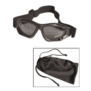 Taktické brýle Commando Air Pro Smoke černé