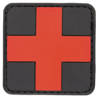 Patch Medic kříž první pomoc černý