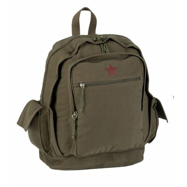 Batoh Canvas 100% bavlna Red Star 25l olive