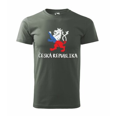 Tričko Česká republika caster grey