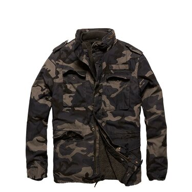 Bunda Vintage Industries Ground Parka dark camo