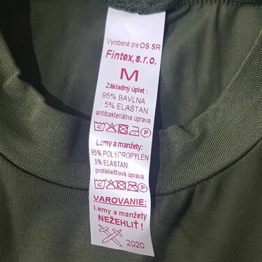 Vojenské tričko s dlhým rukávom OSSR olive