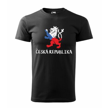 Tričko Česká republika čierne