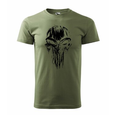 Tričko Skull 2.0 olive