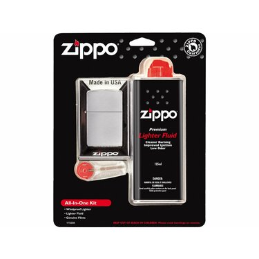 Zippo kompletní set - zapalovač, kamínky, náplň