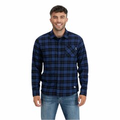 Flanelová košile Vintage Industries Riley Royal Check