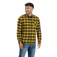 Flanelová košile Vintage Industries Riley Yellow Check