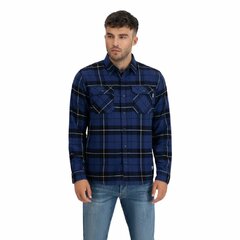 Flanelová košile Vintage Industries Sem Kobalt Check