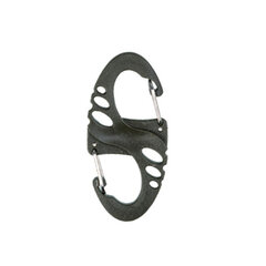 Karabina ve tvaru písmene S 4,9 cm olive 10 ks