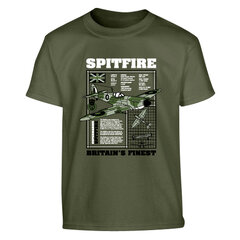 Dětské tričko Spitfire Kombat UK olive