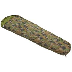 Spací pytel s výplní (450g/m2 dutá vlákna) woodland
