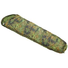 Spací pytel s výplní (450g/m2 dutá vlákna) flecktarn