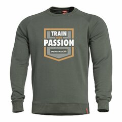 Mikina Pentagon Hawk Train Your Passion olive drab