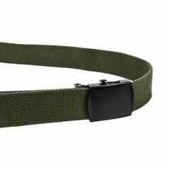 Opasek s kovovou přezkou olive