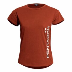 Dámské tričko Pentagon Vertical Maroon Red