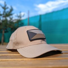 Kšiltovka R/S Tactical + Nášivka Patch ČR Vlajka khaki