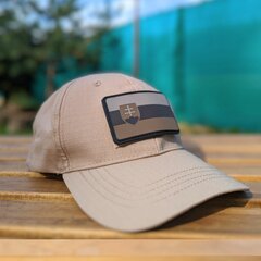 Kšiltovka R/S Tactical + Nášivka Patch SVK Vlajka khaki