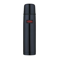 Termoska Thermos s tlačidlovým uzávěrem 1000ml tmavě modrá