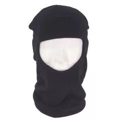 Kukla fleece 1 otvor černá