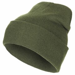 Čepice 100% vlna olive